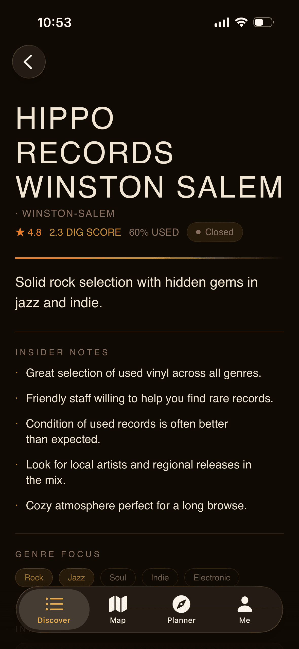 Wax Scout — Store detail